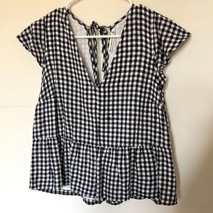 Abercrombie - Flutter Sleeve Trapeze Top